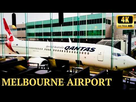 Melbourne, Australie | Aéroport de Melbourne | Terminal 2 | Parcours du Terminal 4K