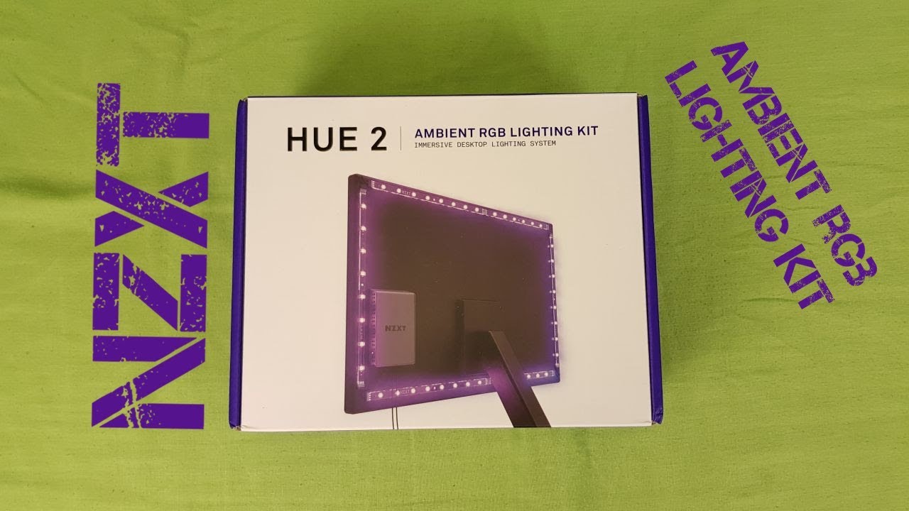 NZXT HUE 2 Ambient Lighting Kit Unboxing and Effects