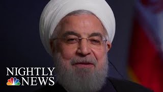 Citing U.S. Sanctions, Iranian President Says He Has No Plans To Meet Trump | NBC Nightly News