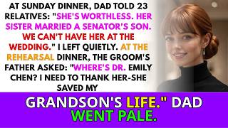 My Dad Called Me  Worthless  At Dinner   The Senator Asked To Meet Me