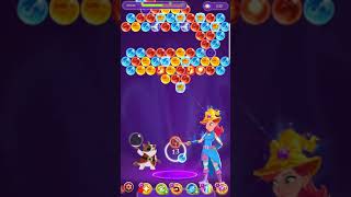 Bubble Witch 3 saga Level 2093 ~ no boosters, no cats, used magic hat at the top