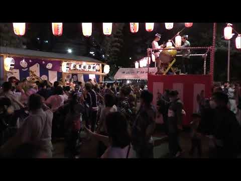 郡上おどり　かわさき　2022年青山青葉公園盆踊り８　東京都港区
