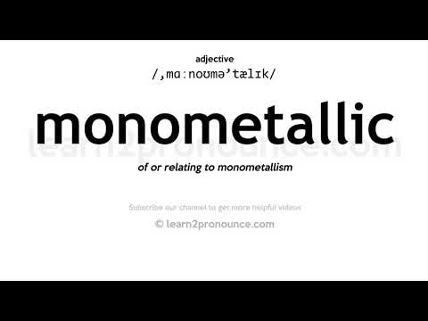Video: Hvad er monometallisk standard?