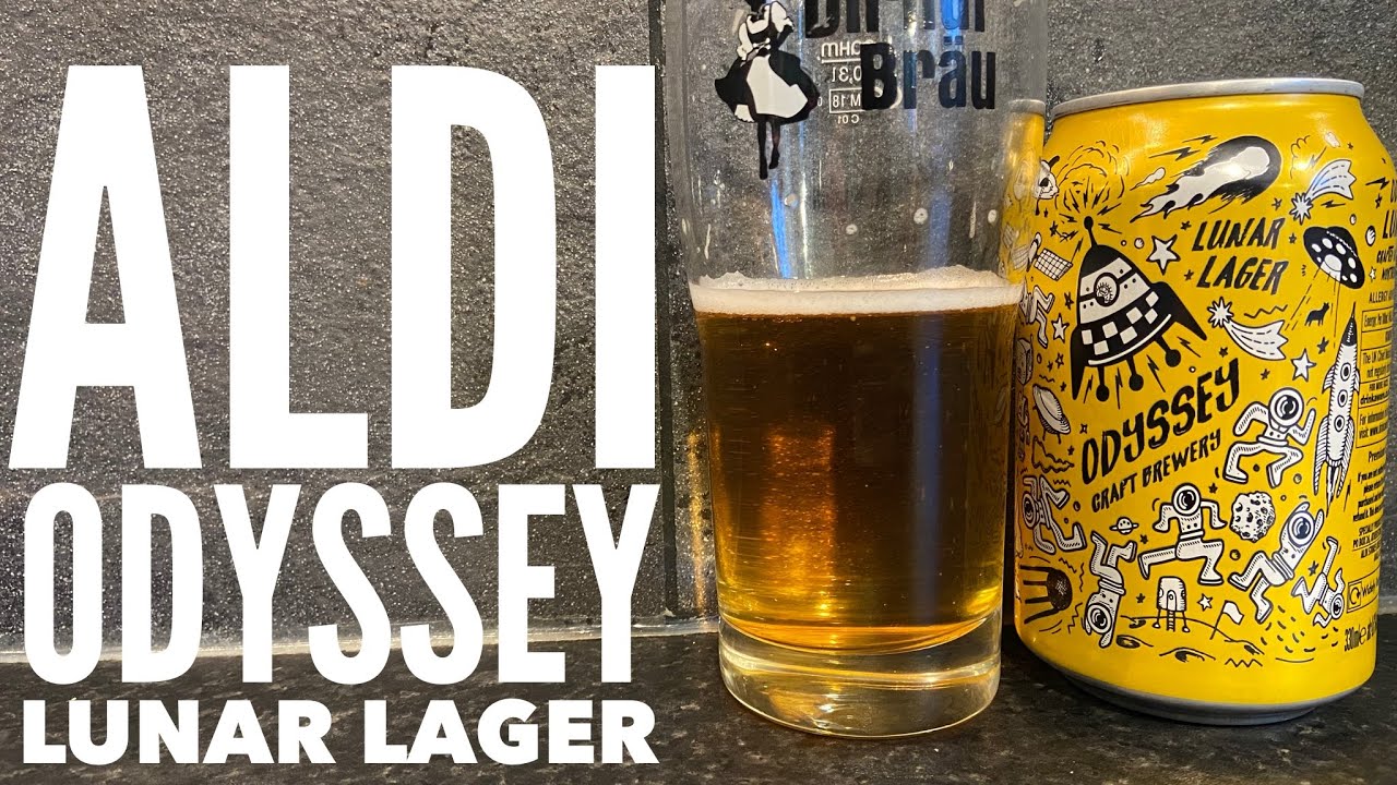 Aldi Odyssey Lunar Lager Odyssey Craft Brewery YouTube