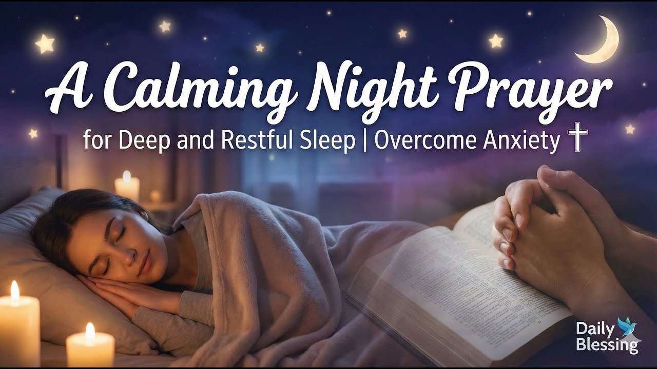 A Calming Night Prayer for Deep and Restful Sleep | Overcome Anxiety