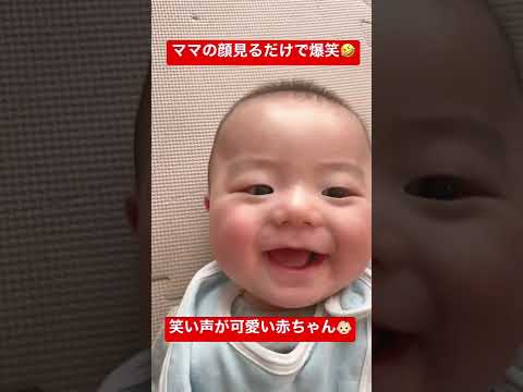 ニコニコ笑顔が可愛い4ヶ月の赤ちゃん 笑い声も可愛い Baby Shorts Youtube
