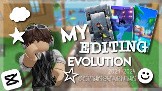 MY EDITING EVOLUTION !! (cringe warning)