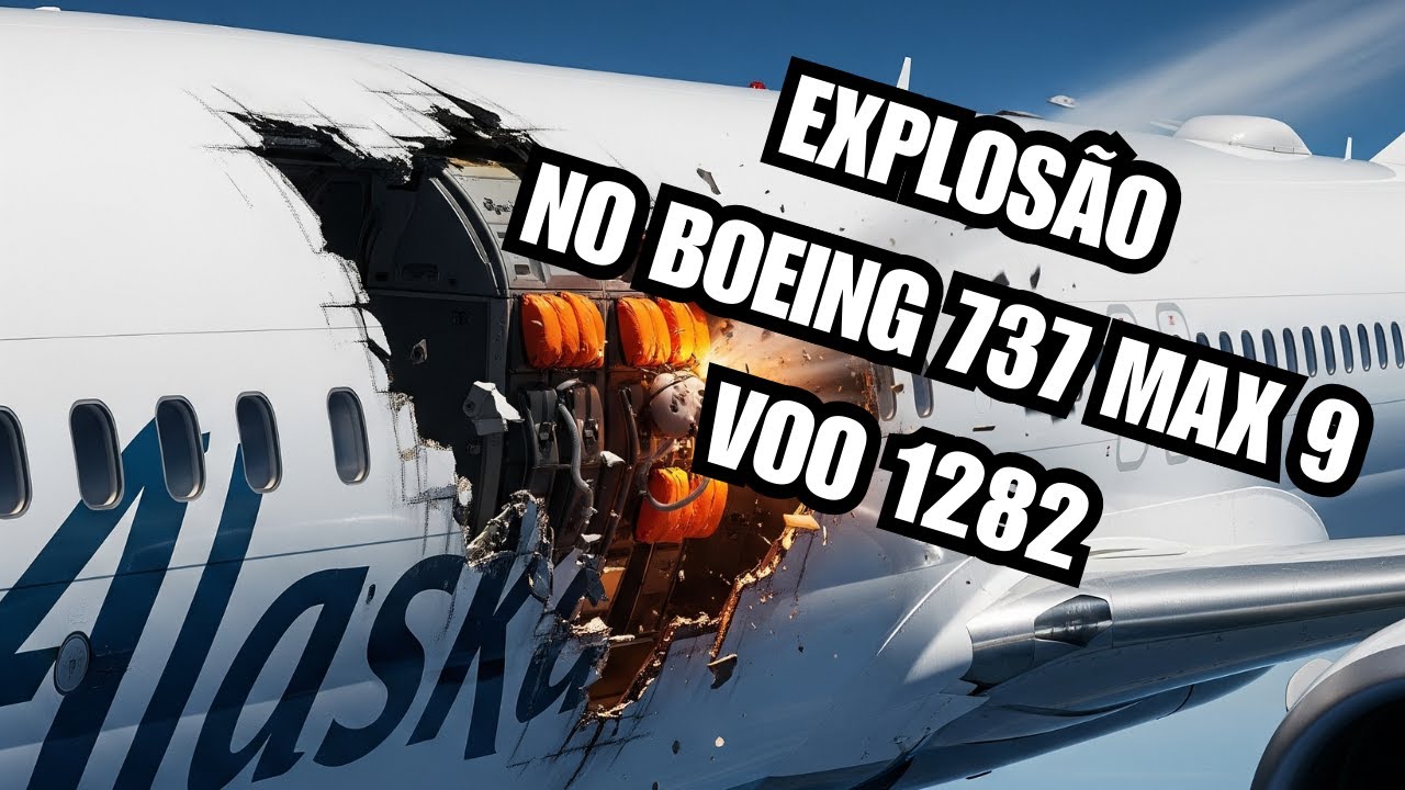 Explosão em pleno voo: o acidente do Boeing 737 MAX 9 da Alaska Airlines - voo 1282