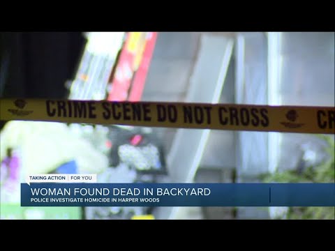 Woman found dead in backyard in Harper Woods