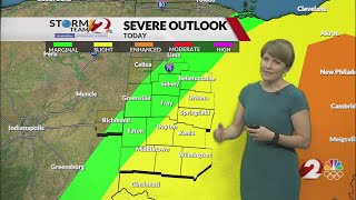 Today's Miami Valley Forecast Update 4/11/24