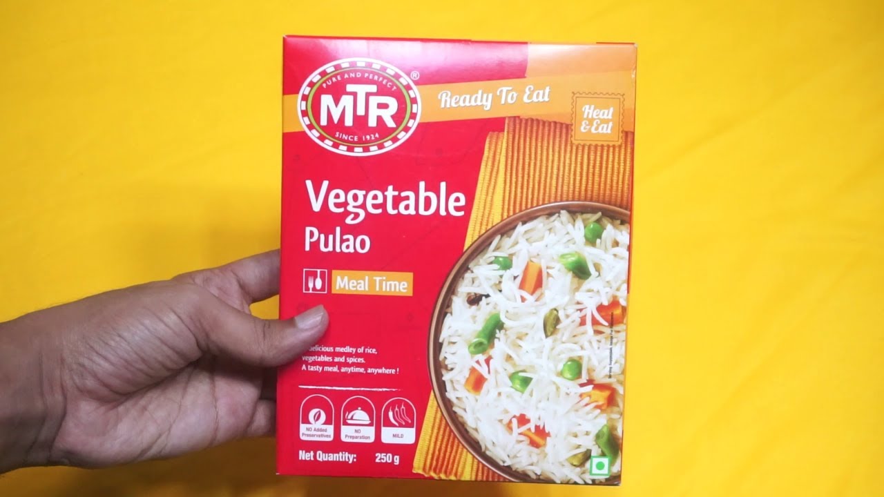 MTR Vegetable Pulao Meal Time Ready to Eat - Chatpat Food