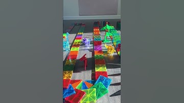 Magnetic Tiles Domino #magneticplay