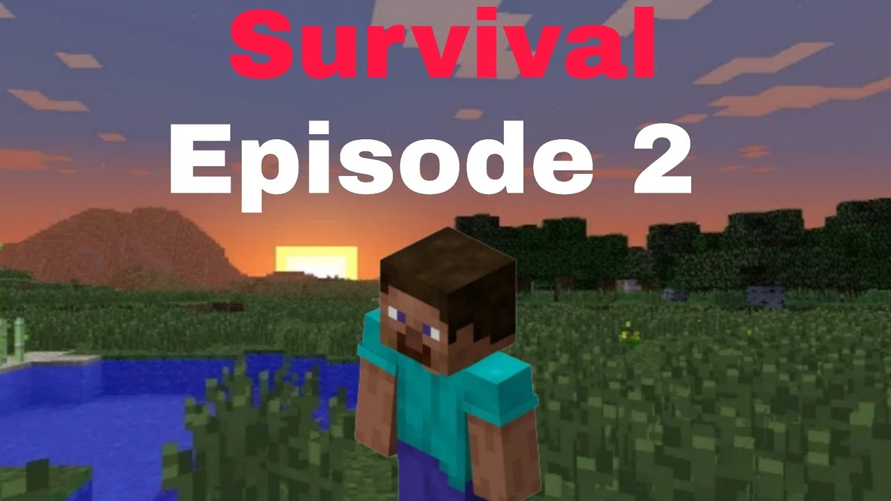 Minecraft survival Episode 2 (House) - YouTube