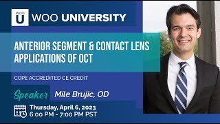 Anterior Segment and Contact Lens Applications of OCT