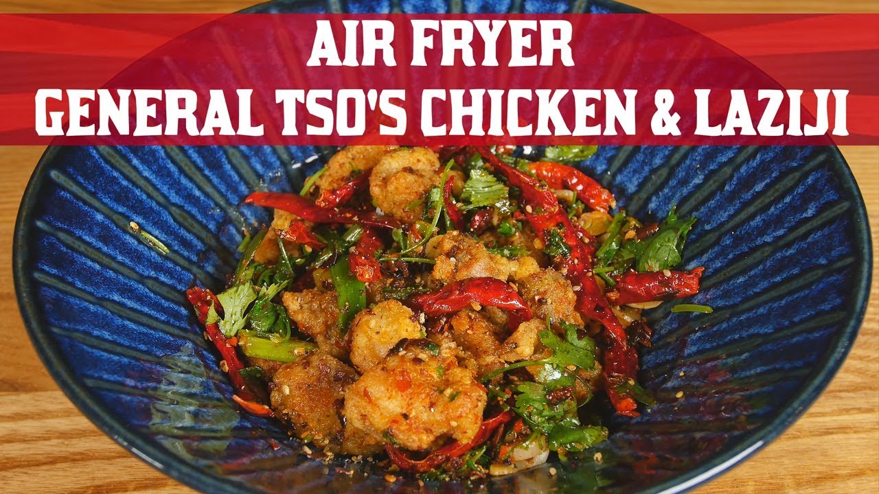 Air Fryer General Tso's & Laziji Bagotte 5QT Air Fryer Cooking Video