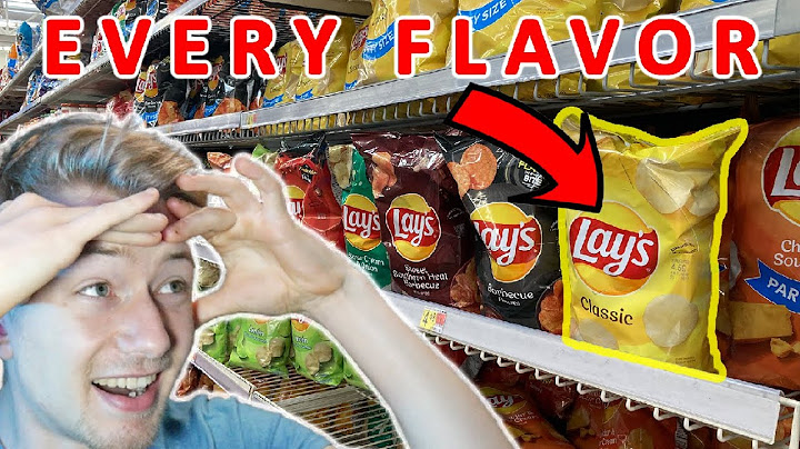Buying & Ranking EVERY CHIP FLAVOR tier list (Lays Potato Chips)