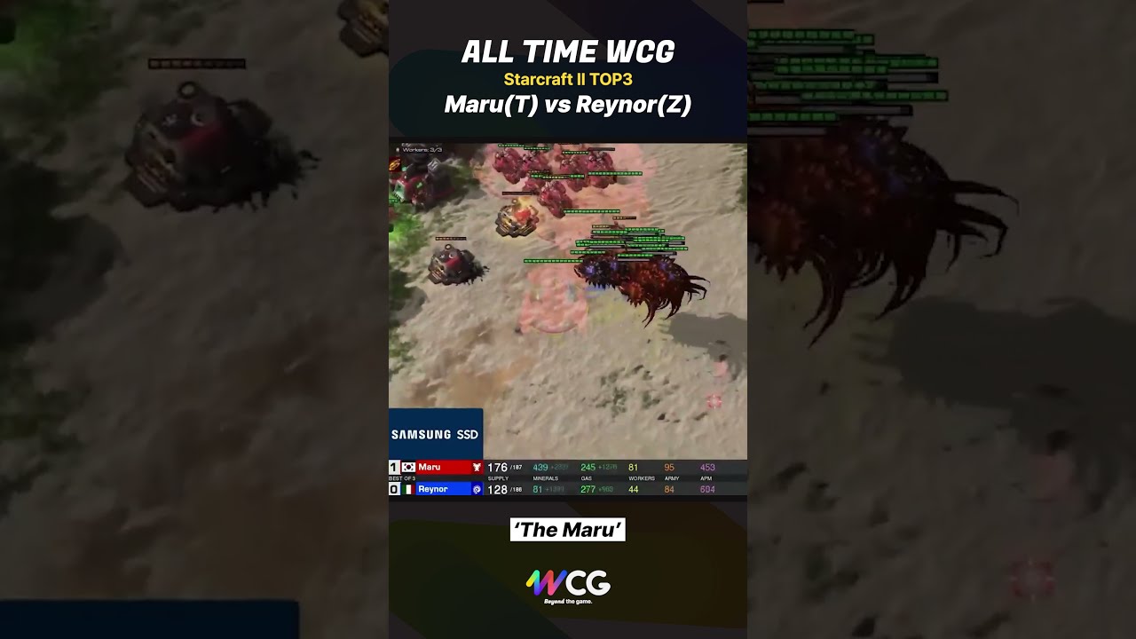  WCG Origin The Maru L ALL TIME STARCRAFT2 TOP 1 Game Legend Starcraft2 Reynor