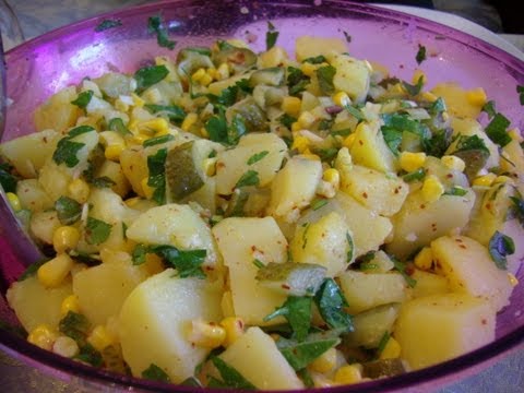 Zucchini Bratlinge mit Gurken-Joghurt-Dip (Raita) / Thomas kocht. 