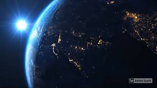 The View from Space - Earth's Countries and Coastlines, Ambient Soundscape, Great Space Mood Music.