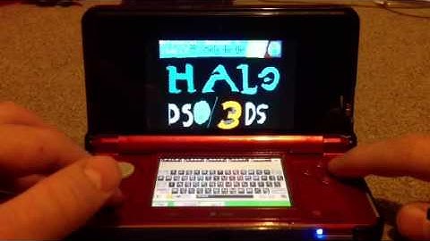 Halo DS for petit computer gameplay video