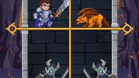 Rescue Hero Gameplay Pull The Pin All Game Level Solution- Mobile Game