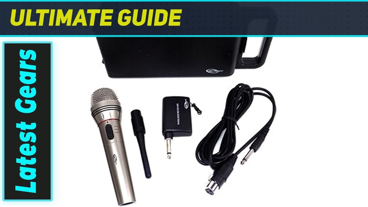 Generic Professional Microphone System: The Best Wireless Handheld Mic for Karaoke?