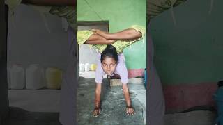 hand balence with back bending #trending #hardworkworks #youtubeshorts #viral
