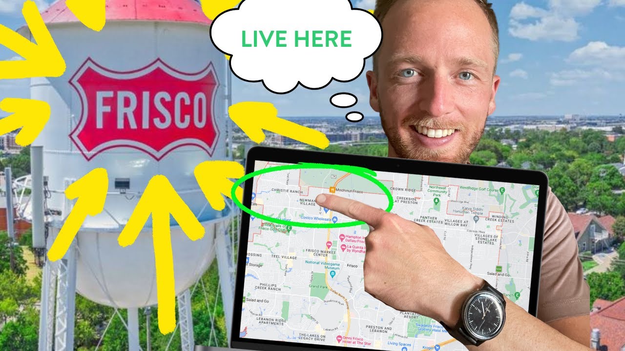 Map Tour of HOTTEST area in Frisco Living in Frisco Texas YouTube