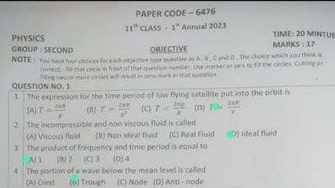 Today 11th Physics Group 2 Dg Khan Board|#11th #physics #group2 #bisedgkhan #solved #mcqs #objective