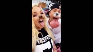 Trisha Paytas dining with Sean
