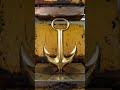 Hydraulic Press vs. Solid Golden Anchor ⚓💥 #shorts