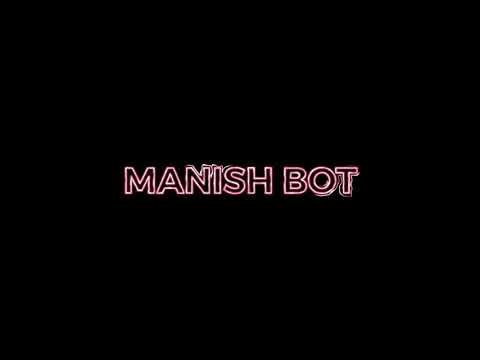 Saber text effect intro for MANISH BOT *720p*60fps subscribe please 🙏