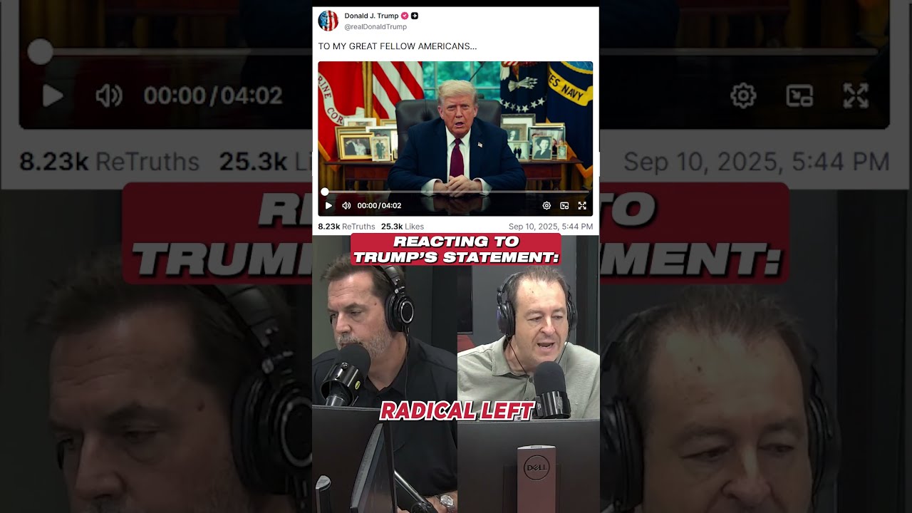 Reaction To President Trump S Statement On Charlie Kirk News Breakingnews