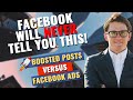 Facebook Ads vs Boosted Posts | DON’T MAKE THIS MISTAKE!