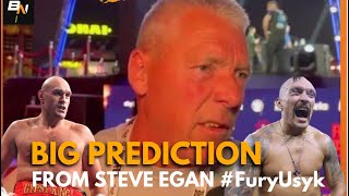 “WRONG FOR USYK!”TYSON FURY AMATEUR COACH STEVE EGAN REVEALS BIG PREDICTION FOR UNDISPUTED USYK BOUT