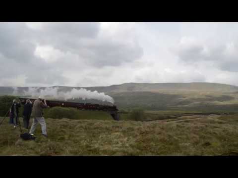 LMS 6201 Princess Elizabeth graces Ribblehead on return to duty. The ...