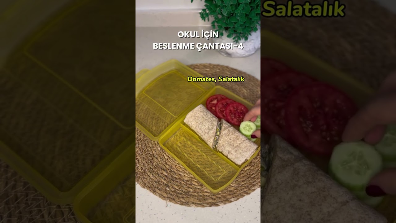 Okul için Beslenme Çantası – Ton Balıklı Dürüm Tarifi