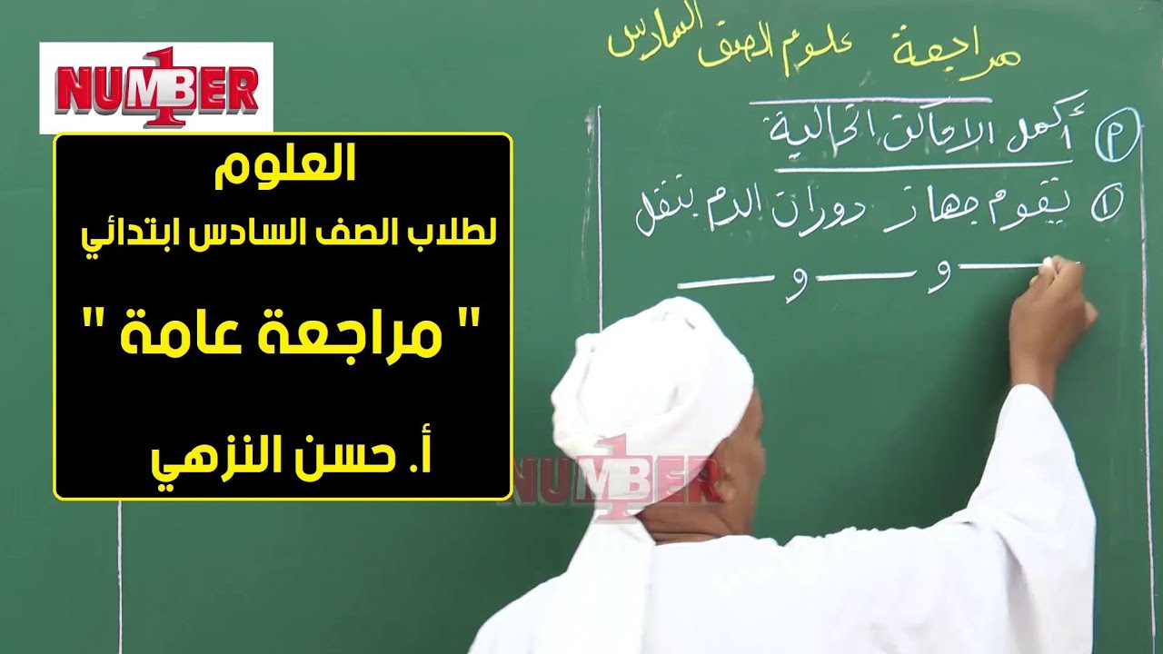 العلوم | مراجعة عامة | أ. حسن النزهي | حصص الصف السادس