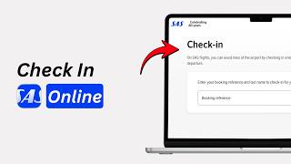 How To Check In SAS Scandinavian Airlines Online | SAS Online Check In Update