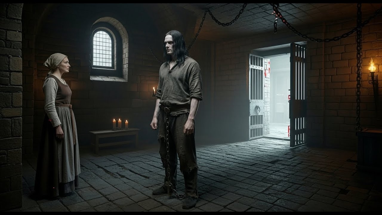 Sclava a ascuns un Prizonier în castel — fără să știe că era chiar Regele Vampir încătușat