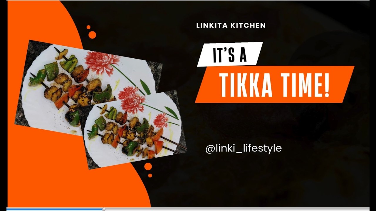 Mushroom Tikka Recipe 🍄🔥 #linkitamishra #mushroom #tikka #food #ytshorts #recipe #cooking #cooking