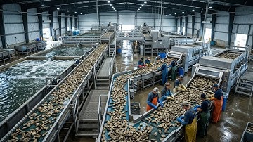Inside China’s $500M Automated Oyster Mega-Farm