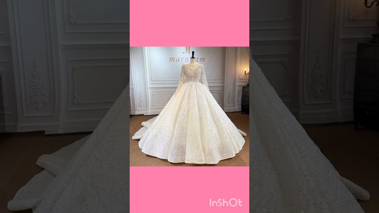 💍  زفافك قرب؟ هذه أروع فساتين زفاف مختارة  لكِ 👰 جمال وأناقة في كل تفصيلة#فساتين_زفاف #عروس_2025