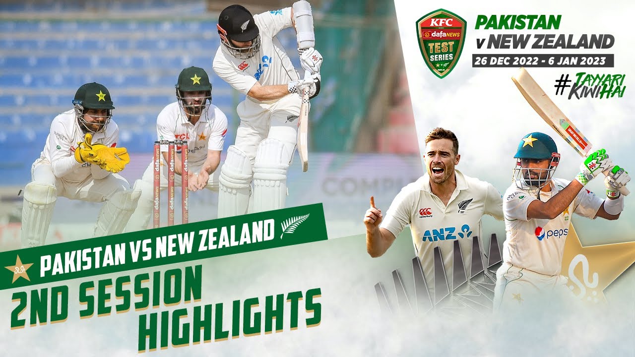 2nd Session Highlights | Pakistan vs New Zealand | 1st Test Day 3 | PCB ...