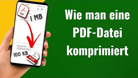 Wie man eine PDF-Datei komprimiert | PDF-Größe reduzieren ohne Qualitätsverlust | iLovePDF