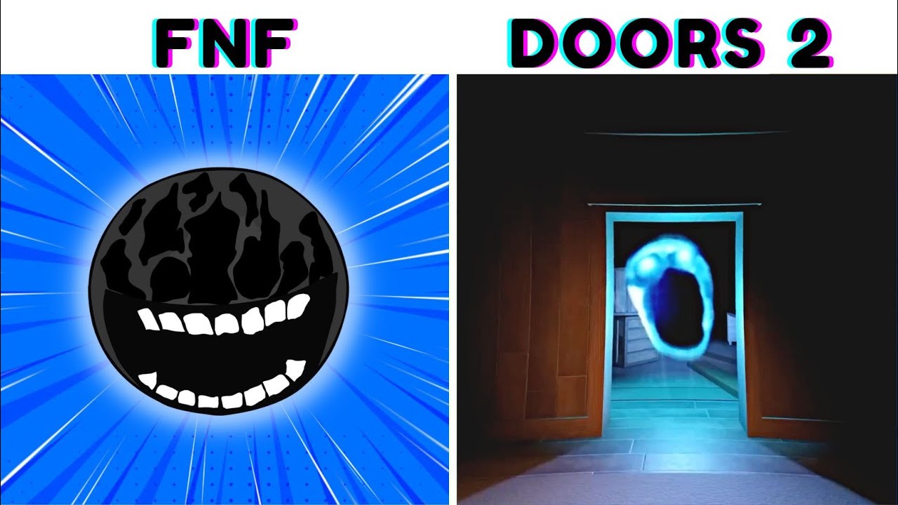 Roblox DOORS 2 Official Trailer vs FNF Ambush Rush YouTube