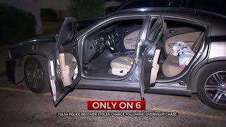 Stolen Car Recovered After Chase In Tulsa