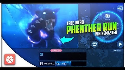 How To Make Panther intro In Kine Master || Only 4 Min || Perfect Gaming
