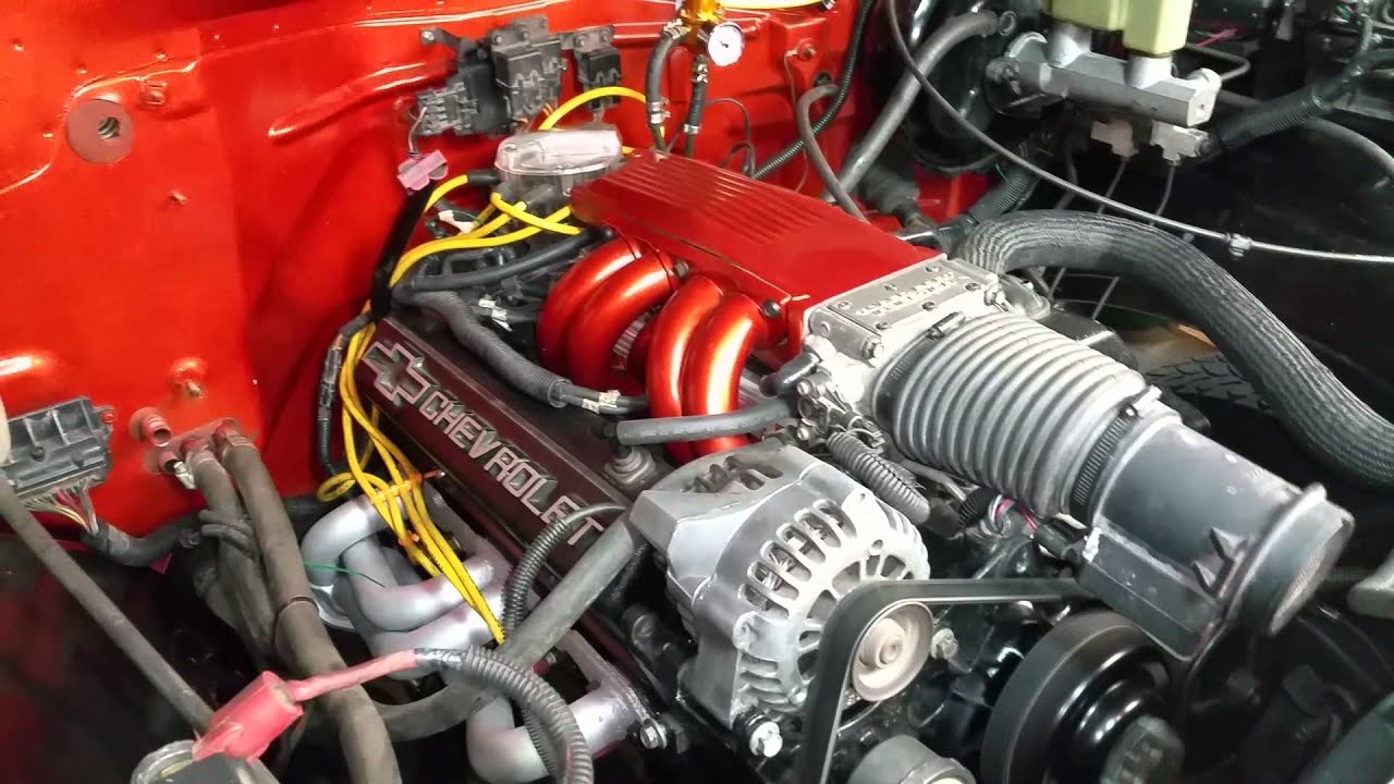 Custom Chevy Engine & Truck - YouTube