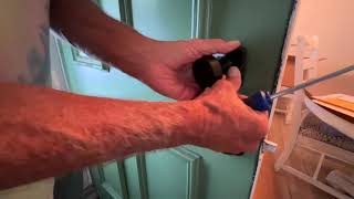 Installing Probrico Black Dummy Door Knob Interior
